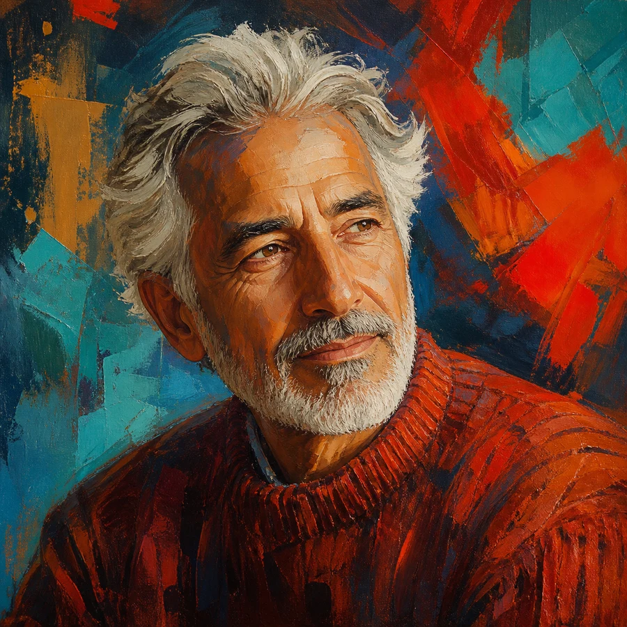 Expressionist voorbeeldportret