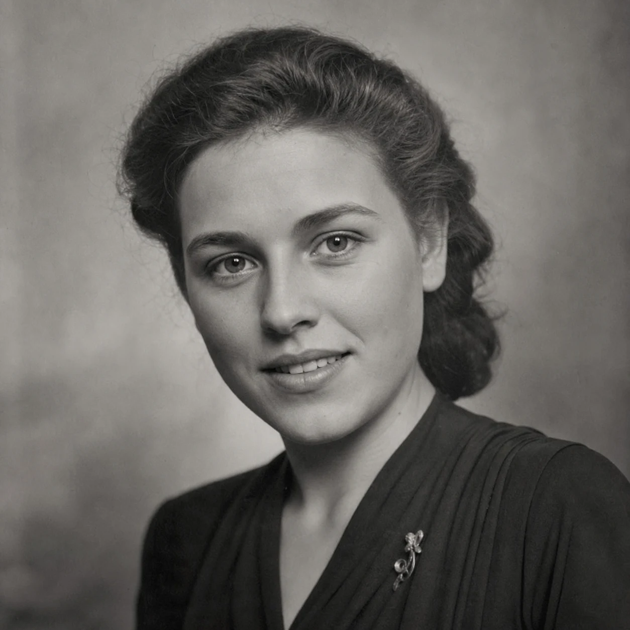 Restore an old photo voorbeeldportret
